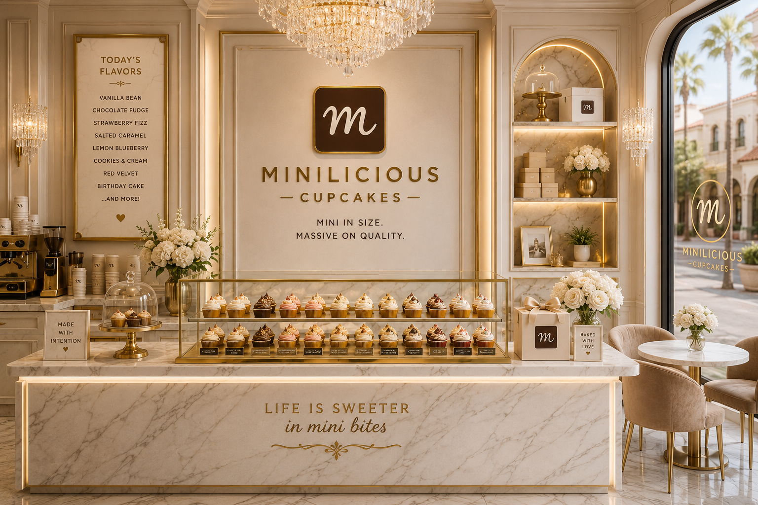 Luxury Minilicious bakery interior