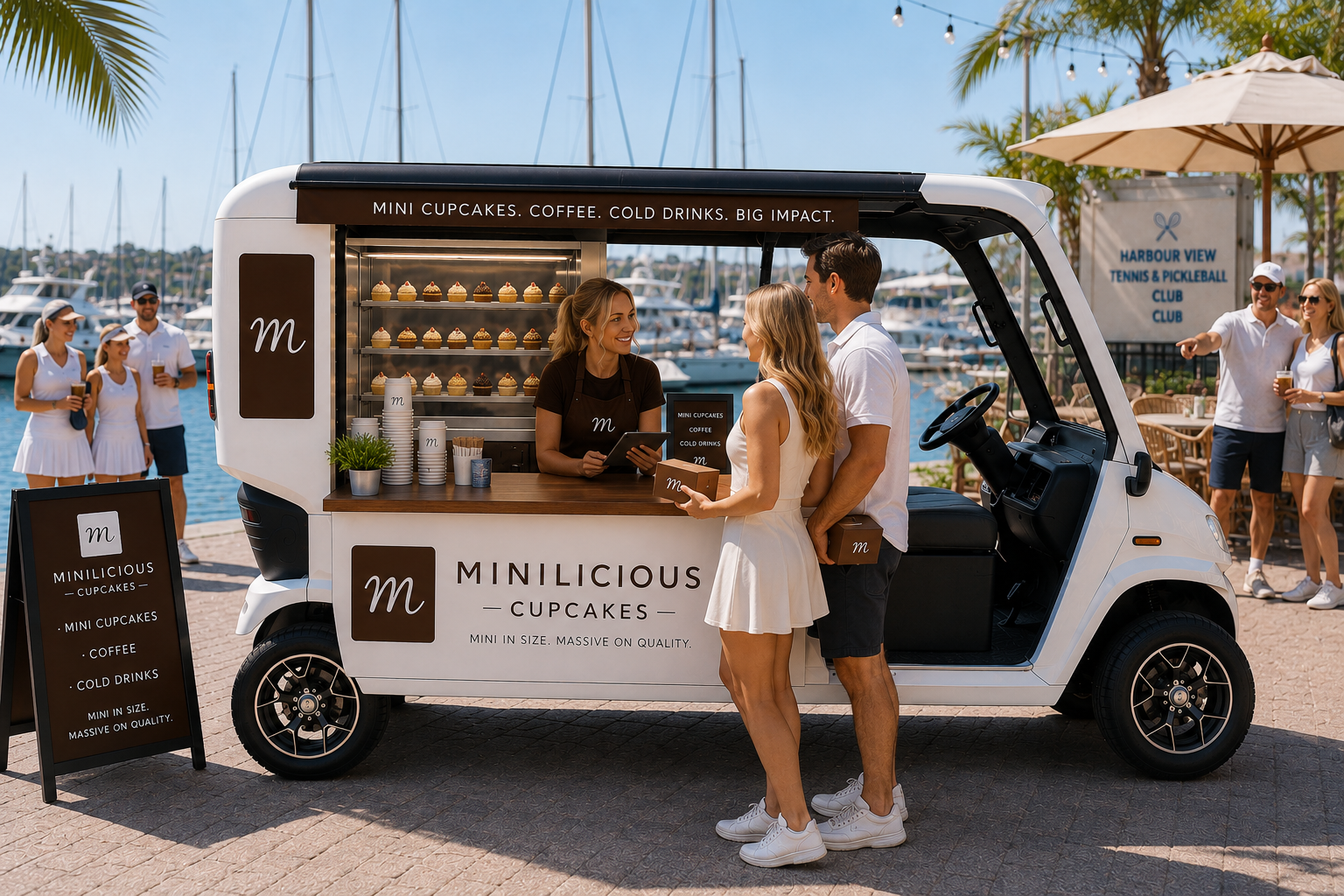 Modern Minilicious neighborhood cart